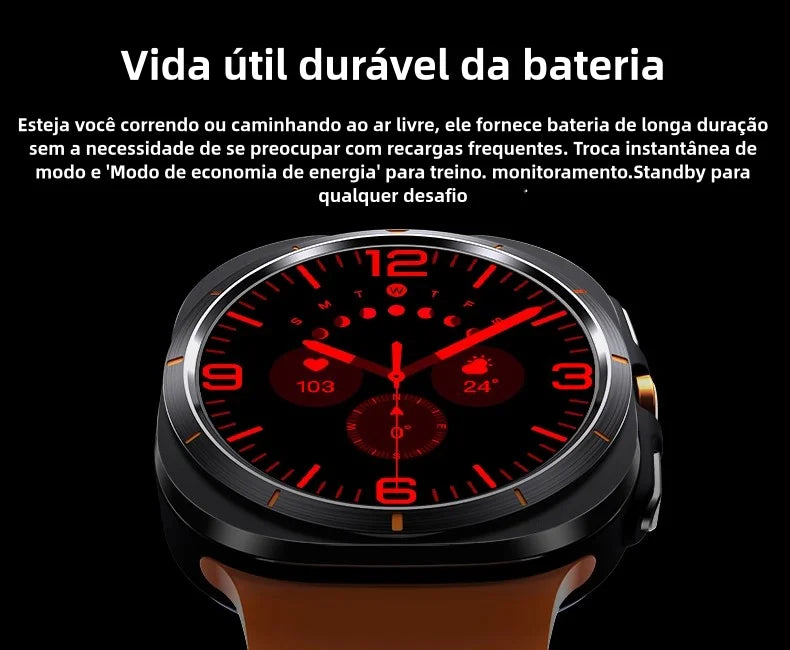 Relógio 7 Clássico Relógio Inteligente Homens Mulheres 1.5 HD AMOLED Voice Ca